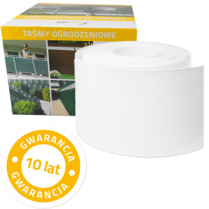 Taśma ogrodzeniowa Thermoplast® CLASSIC 19cm x 26m BIAŁA