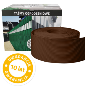 Taśma ogrodzeniowa Thermoplast® CLASSIC 9,5cm x 52mb BRĄZOWA