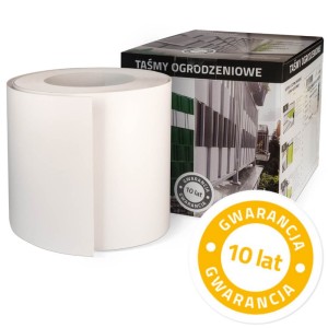 Taśma ogrodzeniowa Thermoplast® BASIC 19cm x 26mb BIAŁA