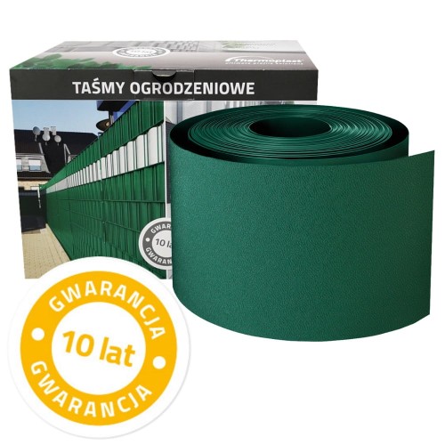 Taśma ogrodzeniowa Thermoplast® ORANGE SKIN 19cm x 26mb ZIELONA