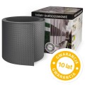 Taśma balkonowa Thermoplast® TECHNORATTAN 19cm x 5,1mb GRAFIT