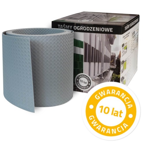 Taśma balkonowa Thermoplast® TECHNORATTAN 19cm x 5,1mb JASNO SZARA